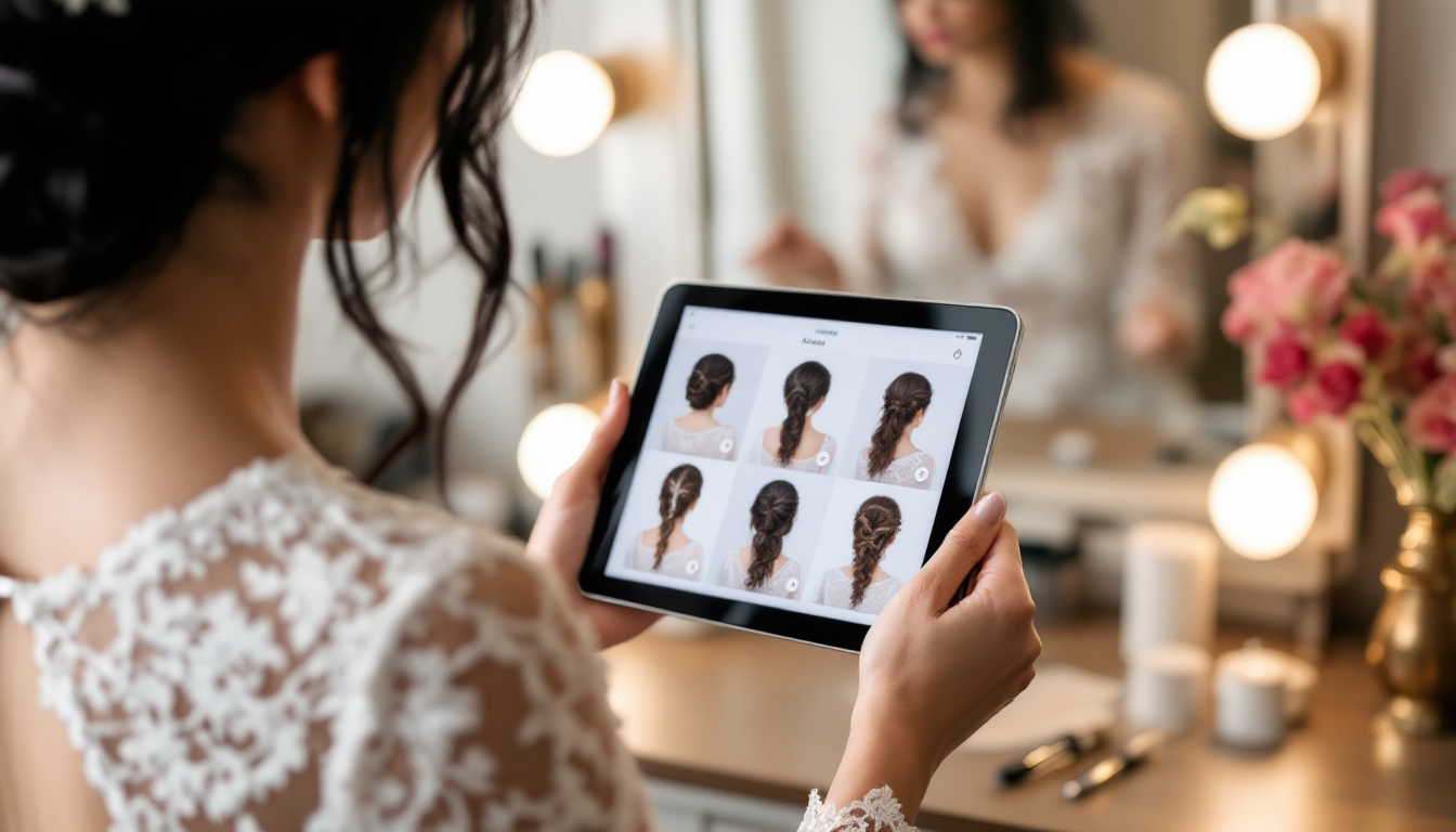 Peinados de Novia Impulsados por IA: Creando tu Look de Boda Perfecto