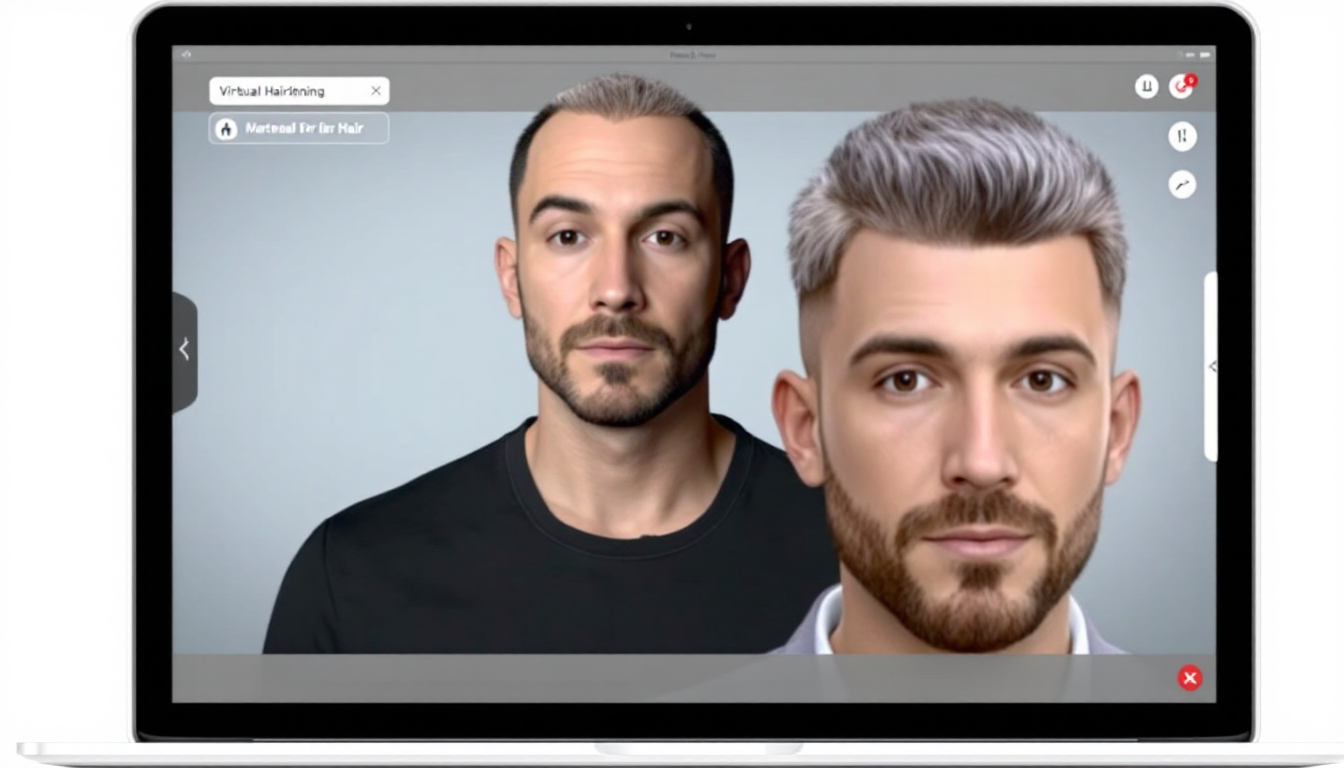 Soluciones de IA para la pérdida de cabello: Previsualización de estilos para cabello fino