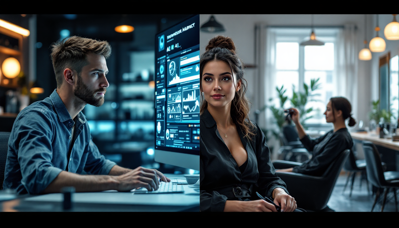 IA vs. humano: el enfrentamiento definitivo en la toma de decisiones de peinados